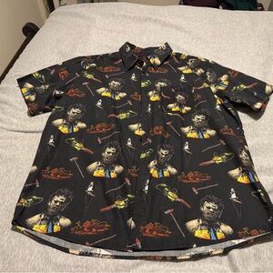 Middle of Beyond Texas Chainsaw Massacre camp shirt